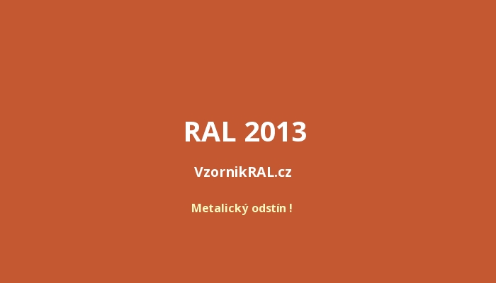 RAL 2013