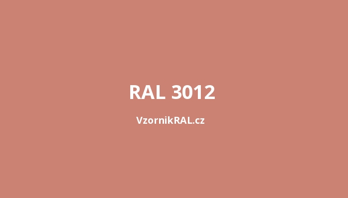 RAL 3012