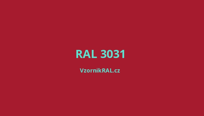 RAL 3031