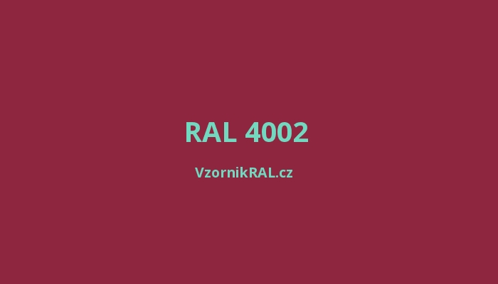 RAL 4002