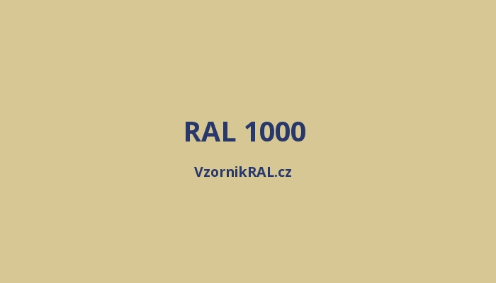 RAL 1000