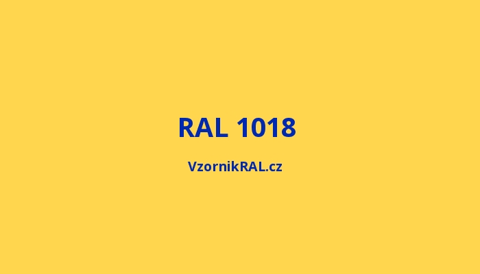 RAL 1018