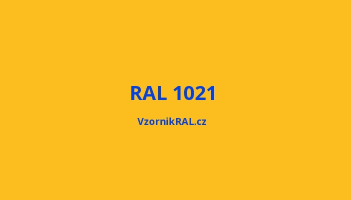 RAL 1021