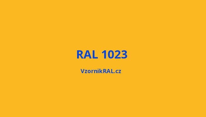 RAL 1023