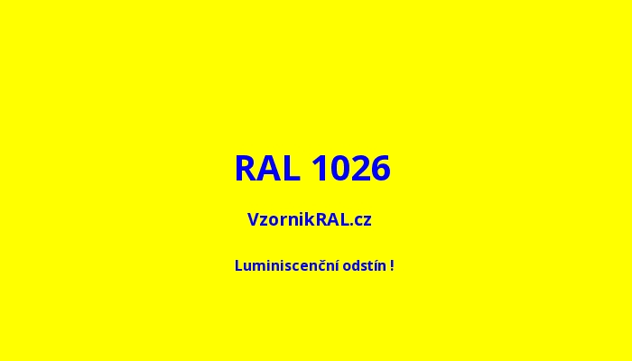 RAL 1026