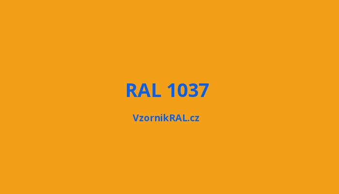 RAL 1037