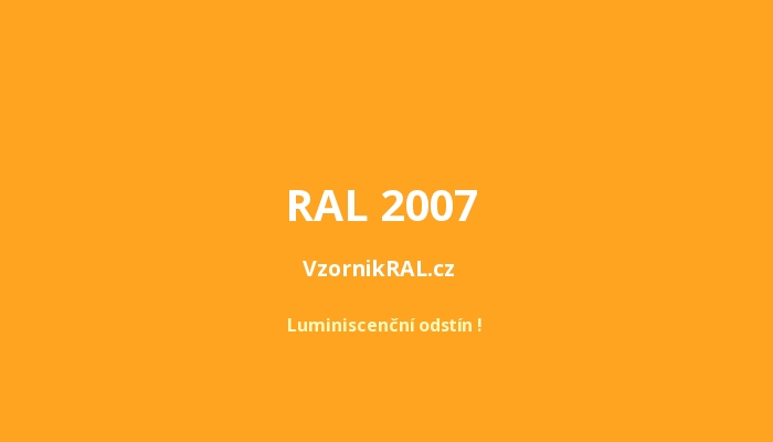 RAL 2007