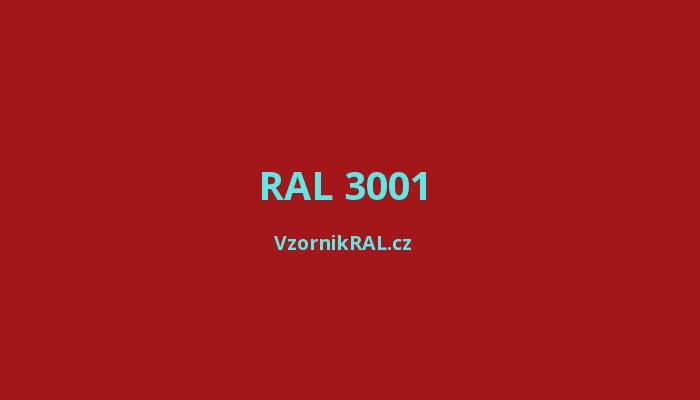 RAL 3001