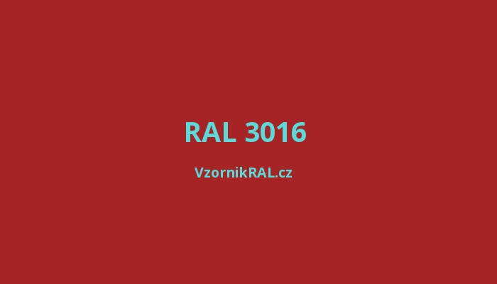 RAL 3016