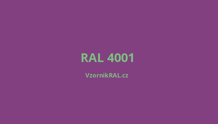 RAL 4001