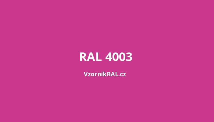RAL 4003