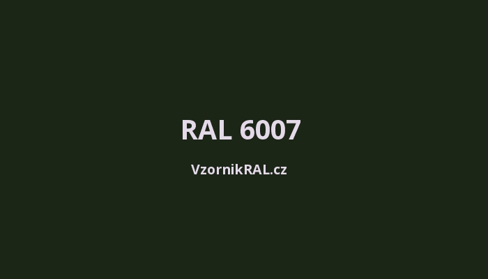 RAL 6007