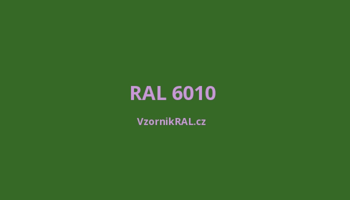 RAL 6010