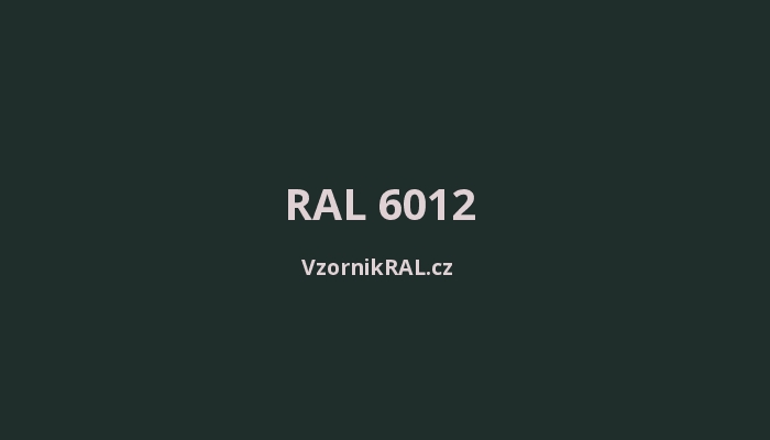 RAL 6012