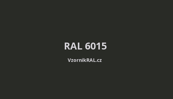 RAL 6015