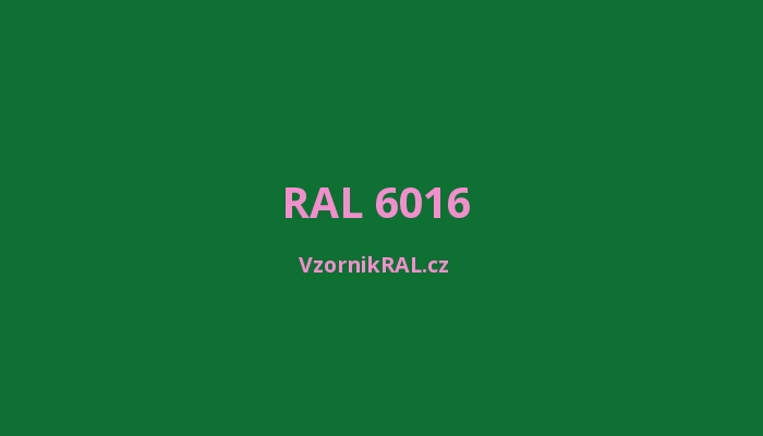 RAL 6016
