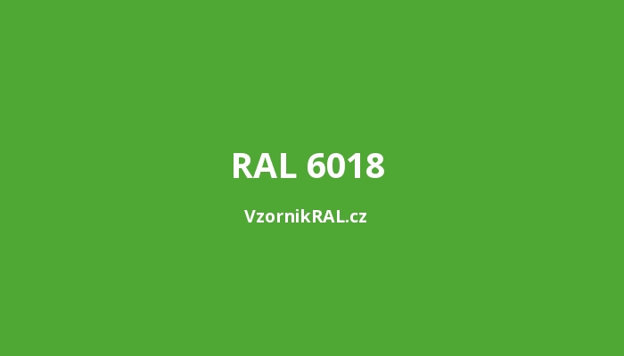 RAL 6018