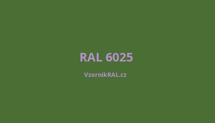 RAL 6025
