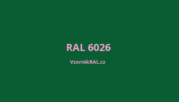 RAL 6026