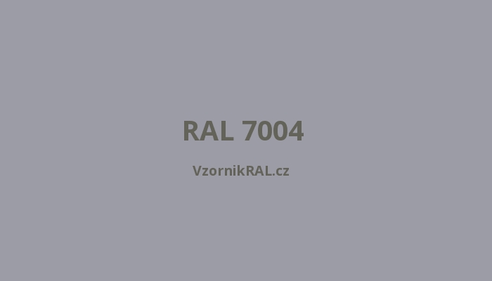 RAL 7004