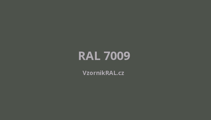 RAL 7009