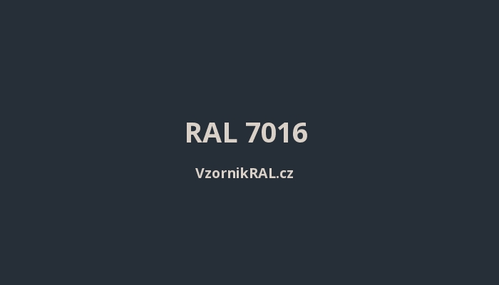 RAL 7016