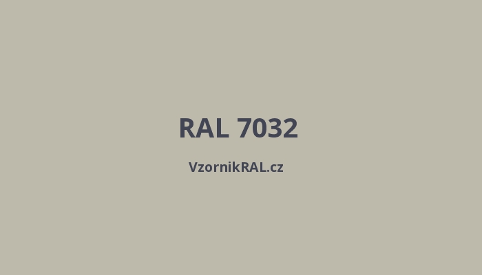RAL 7032