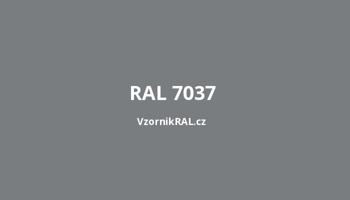 RAL 7037