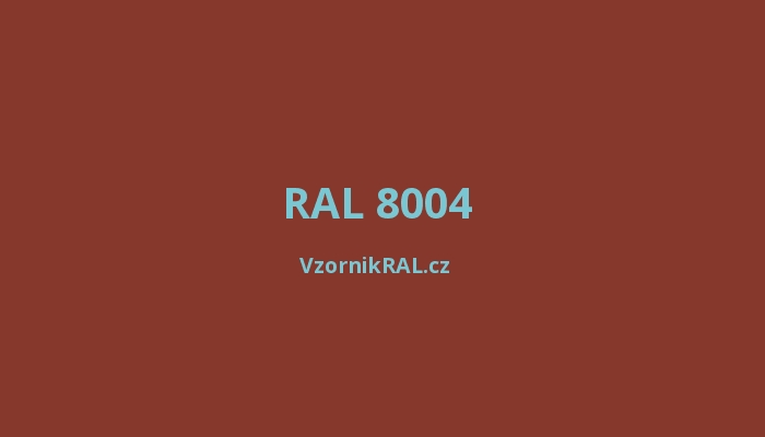 RAL 8004