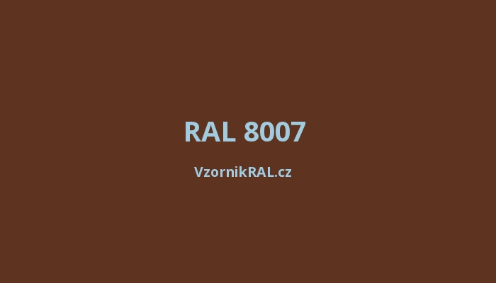 RAL 8007