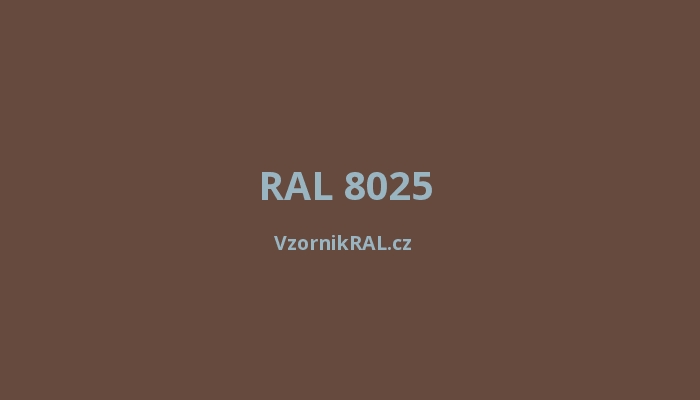 RAL 8025