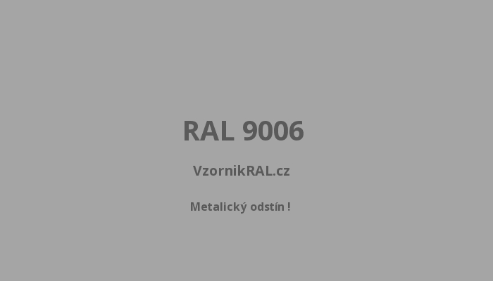 RAL 9006