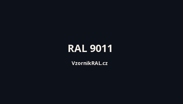 RAL 9011