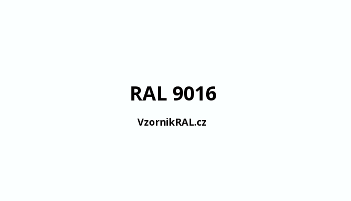 RAL 9016