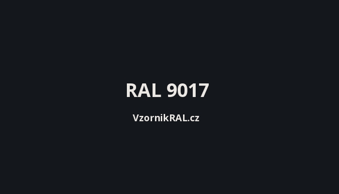 RAL 9017