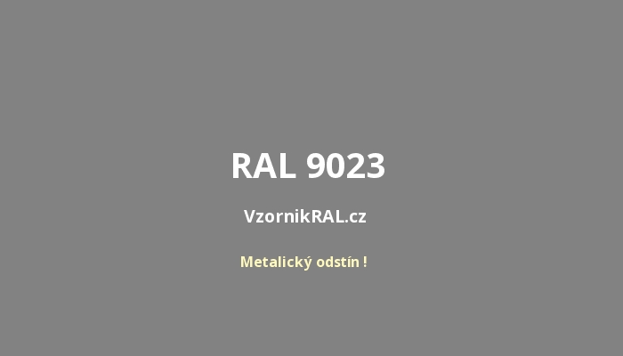 RAL 9023